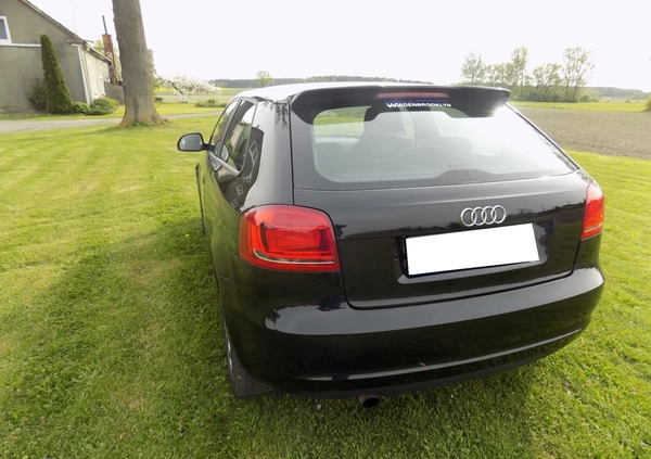 Audi A3 cena 20900 przebieg: 154000, rok produkcji 2009 z Szprotawa małe 497